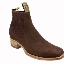 Guadalajara Western Wear White Diamond Suede Charro Boot