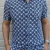 Guadalajara Western Wear Men's Italian Print Short Sleeve Shirt - D388
