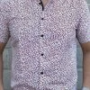 Guadalajara Western Wear Men's Italian Print Short Sleeve Shirt - D420