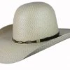 Guadalajara Western Wear Stone Two Tone Zig Zag Pro-Bull Cowboy Hat