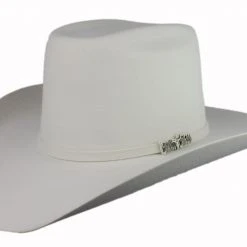 Guadalajara Western Wear Cuernos Chuecos Vakera White Cowboy Felt Hat Men