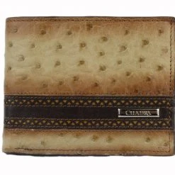 Guadalajara Western Wear Cuadra Flame Orix Full Quill Ostrich Leather Wallet Accessories