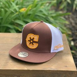 Guadalajara Western Wear Accessories Charros Original Premium Snapback (Bronze / Yellow)