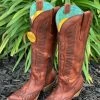 Guadalajara Western Wear Corral Boots Women's Shoes Cognac Snip Toe Tall Boot