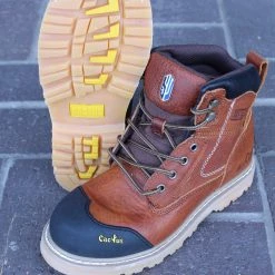 Guadalajara Western Wear Cactus 6060 Light Brown Full Grain Leather Work Boot Men