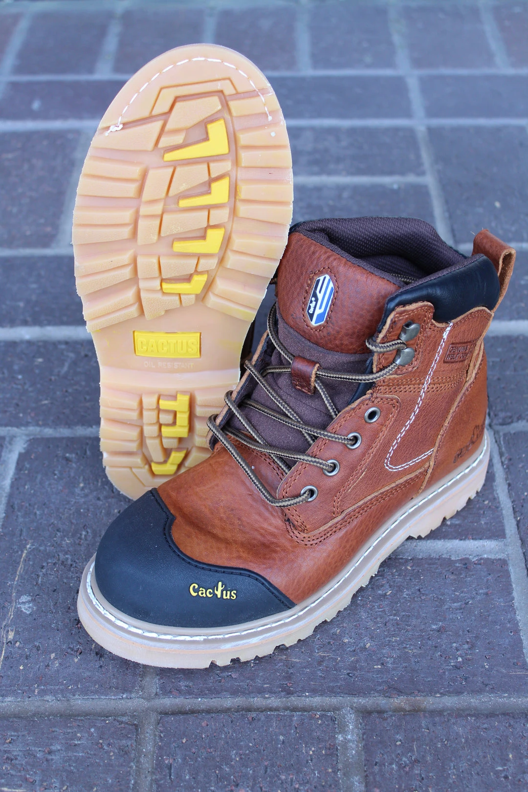 Guadalajara Western Wear Cactus 6060 Light Brown Full Grain Leather Work Boot Men 3 Guadalajara Western Wear Cactus 6060 Light Brown Full Grain Leather Work Boot Men