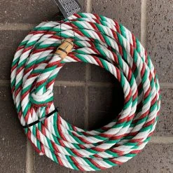 Guadalajara Western Wear Accessories Soga Para Florear (White / Green)