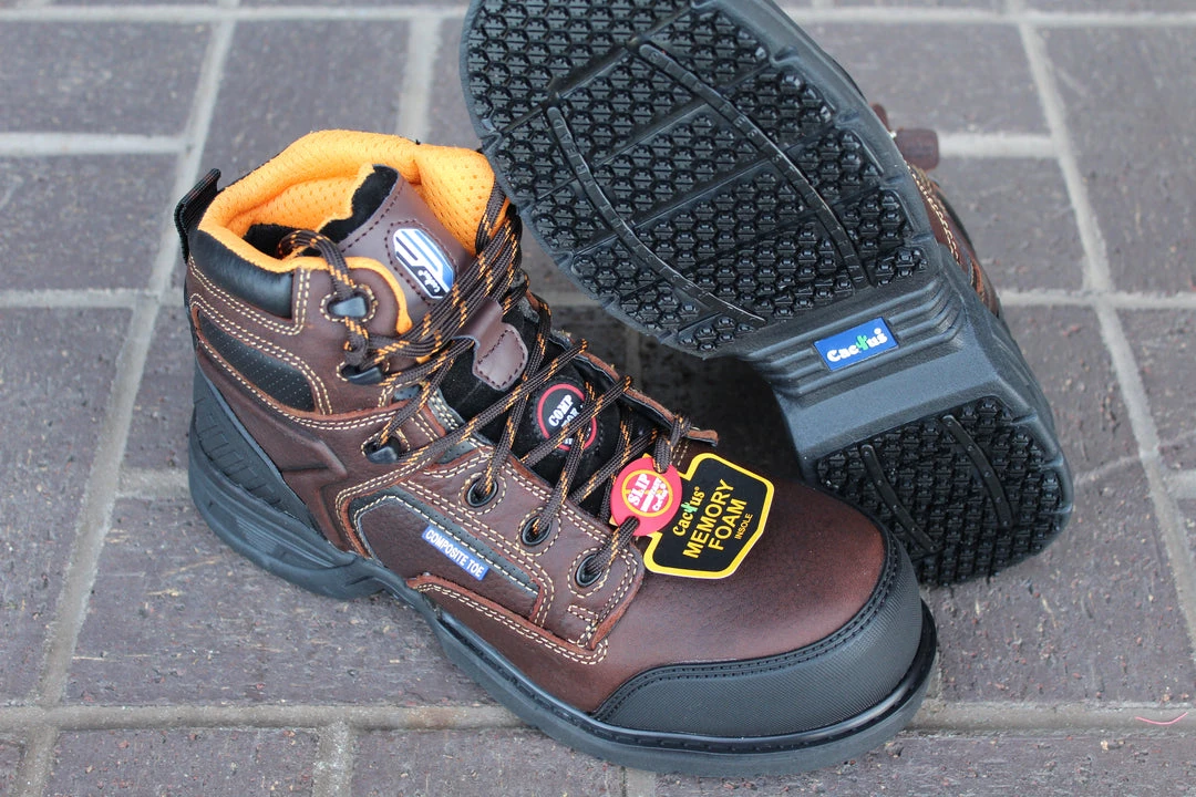 Guadalajara Western Wear Cactus Men's 6080C Dark Brown Composite Toe Memory Foam 3 Guadalajara Western Wear Cactus Men's 6080C Dark Brown Composite Toe Memory Foam