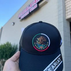 Guadalajara Western Wear Ariat Circle Mexico Patch Cap Accessories