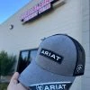 Guadalajara Western Wear Ariat Grey/Black Patch Cap Accessories