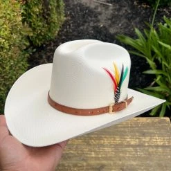 Guadalajara Western Wear Tombstone 1000x Johnson (Copa Chica) Toquilla Avestruz Cognac