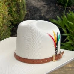 Guadalajara Western Wear Tombstone 1000x Johnson (Copa Chica) Toquilla Avestruz Cognac