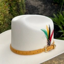 Guadalajara Western Wear Tombstone 1000x Johnson (Copa Chica) Toquilla Avestruz Mantequilla Men