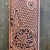Guadalajara Western Wear Ariat Men's Flower Embossed Logo Rodeo Wallet