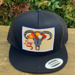 Guadalajara Western Wear Lazy J Ranch Wear Cap Flower Blk/Blk Accessories