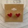 Guadalajara Western Wear Women Red Heart Studs