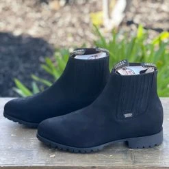 Guadalajara Western Wear Original Michel Charro Nobuk Negro Industrial Sole Botines