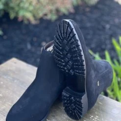 Guadalajara Western Wear Original Michel Charro Nobuk Negro Industrial Sole Botines