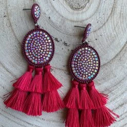 Guadalajara Western Wear Women Red Tassels