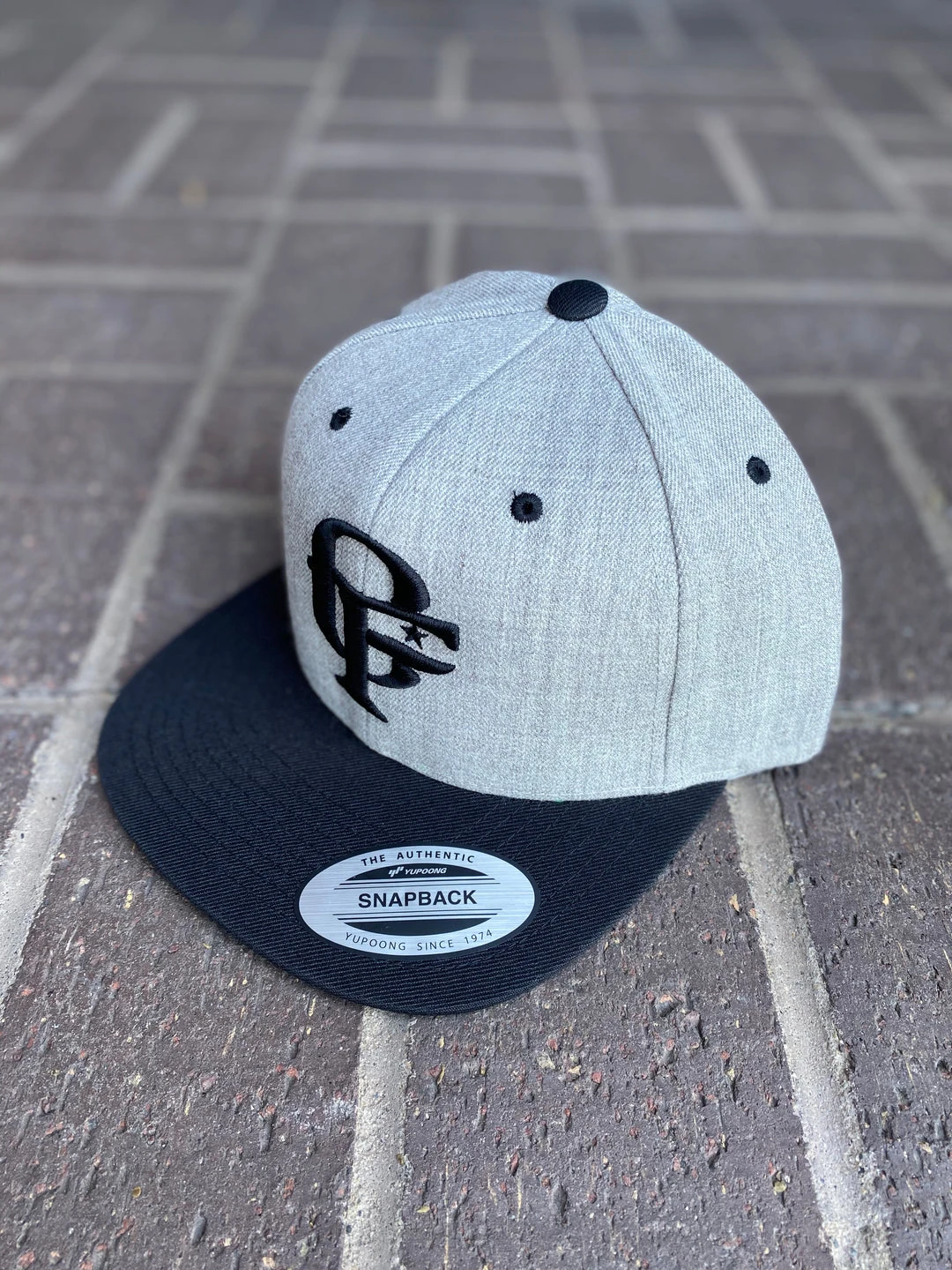 Guadalajara Western Wear Cowboy Fresh Flat Brim Snapback Grey/Black Brim W/ Black Logo Accessories 4 Guadalajara Western Wear Cowboy Fresh Flat Brim Snapback Grey/Black Brim W/ Black Logo Accessories