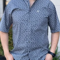 Guadalajara Western Wear Ariat Tarez Rock Climb Classic Fit Short Sleeve Shirt