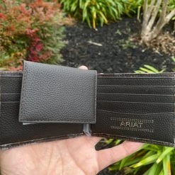 Guadalajara Western Wear Ariat Mens Mexico Logo Removable Pass Case Wallet Accessories