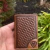 Guadalajara Western Wear Accessories Ariat Mens Walnut Tri-Fold Wallet