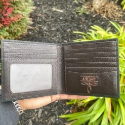 Guadalajara Western Wear Ariat Mens Black Suede Bi-Fold Wallet Accessories 5 Guadalajara Western Wear Ariat Mens Black Suede Bi-Fold Wallet Accessories