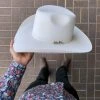 Guadalajara Western Wear Renegado 6x White Premium Fur Felt Cowboy Hat (EXCLUSIVE ITEM)