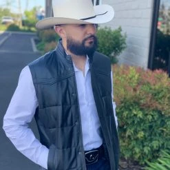 Cuadra Men's Lamb Vest Black