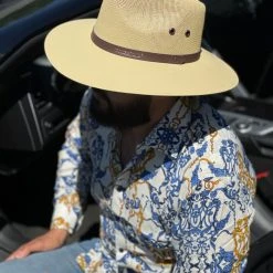 Guadalajara Western Wear Explorer Tombstone Straw Hat (Sand / Arena) Men