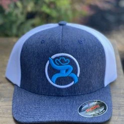 Guadalajara Western Wear Accessories Hooey Strap Roughy Blue Flexfit Cap
