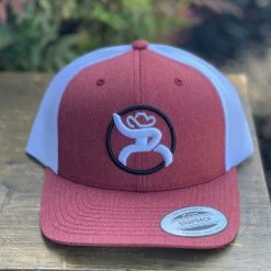 Guadalajara Western Wear Hooey Strap Roughy Rd/White Cap