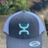 Guadalajara Western Wear Hooey Sterling Teal/Grey Cap Accessories 1 Guadalajara Western Wear Hooey Sterling Teal/Grey Cap Accessories