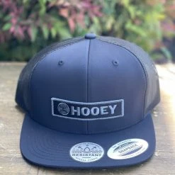 Guadalajara Western Wear Hooey Black Lockup Cap Accessories