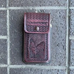 Guadalajara Western Wear Tombstone Burgundy Gallo Cell Phone Case Accessories