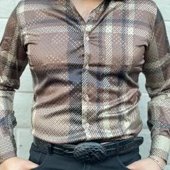 Guadalajara Western Wear Platini Men's Digital Button Up Shirt - FPL8268