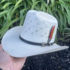 Guadalajara Western Wear Tombstone 30x El Viejon Flower Crown (Copa Alta) Cowboy Straw Hat Men