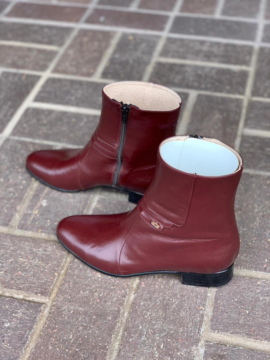 Guadalajara Western Wear Men El Besserro Side Zipper Burgundy Round Toe Ankle Boot 3 Guadalajara Western Wear Men El Besserro Side Zipper Burgundy Round Toe Ankle Boot