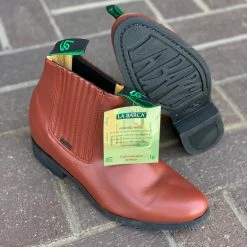 Guadalajara Western Wear La Barca Burgundy Rubber Sole Charro Boot