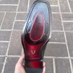 Cuadra Men Vestigium Black Python Chelsea Boot