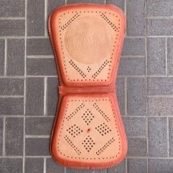 Guadalajara Western Wear Accessories Leather Car Seat Cover / Respaldo De Cuero Para Carro (Horses)