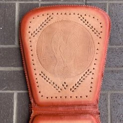 Guadalajara Western Wear Leather Car Seat Cover / Respaldo De Cuero Para Carro (Gallo)