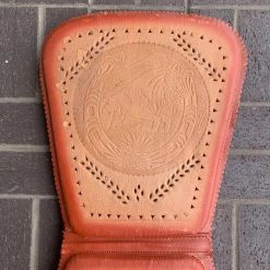 Guadalajara Western Wear Leather Car Seat Cover / Respaldo De Cuero Para Carro (1 Horse)