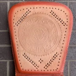 Guadalajara Western Wear Leather Car Seat Cover / Respaldo De Cuero Para Carro (Aztec Calendar)