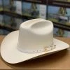 Guadalajara Western Wear Tombstone 1000x Johnson (Copa Alta) With Premium White Ostrich Leather Band Men