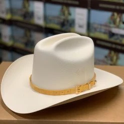 Guadalajara Western Wear Men Tombstone 1000x Johnson (Copa Alta) With Genuine Buttercup Caiman Leather Band