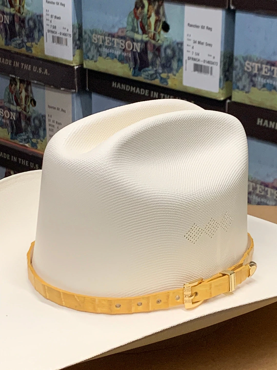 Guadalajara Western Wear Men Tombstone 1000x (Copa Chica) Toquilla Caiman Mantequilla 7 Guadalajara Western Wear Men Tombstone 1000x (Copa Chica) Toquilla Caiman Mantequilla