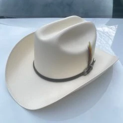 Guadalajara Western Wear Men Cuernos Chuecos 300x Milano With Caiman Hat Band (Exclusive)