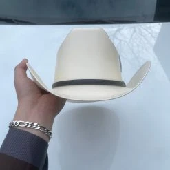 Guadalajara Western Wear Men Cuernos Chuecos 300x Milano With Caiman Hat Band (Exclusive)